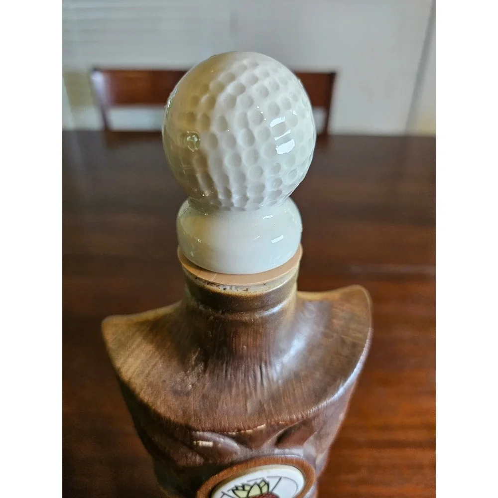 Jim Beam Decanter Hawaiian Open 1974 Tiki Golf United Air Lines Regal China